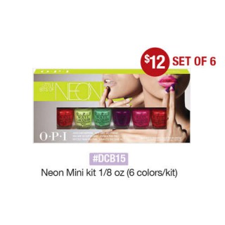 OPI Nail Lacquer – Neon Mini kit (6 colors kit)